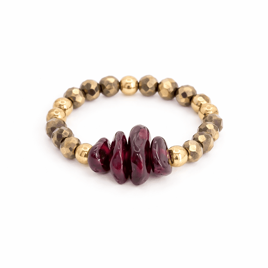 BAGUE AURY PYRITE
