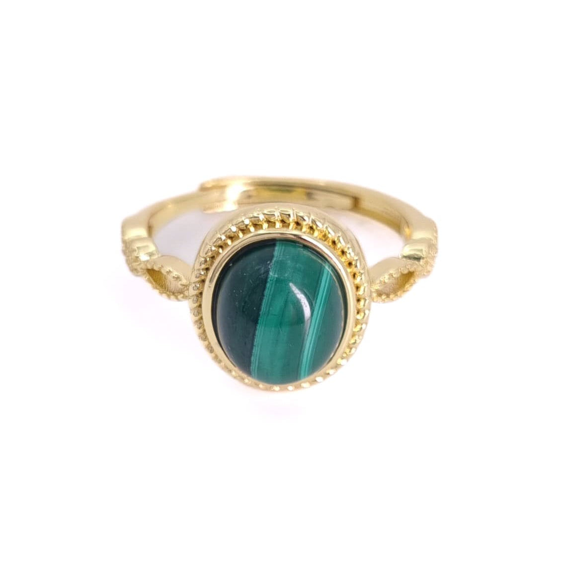 BAGUE CYA MALACHITE