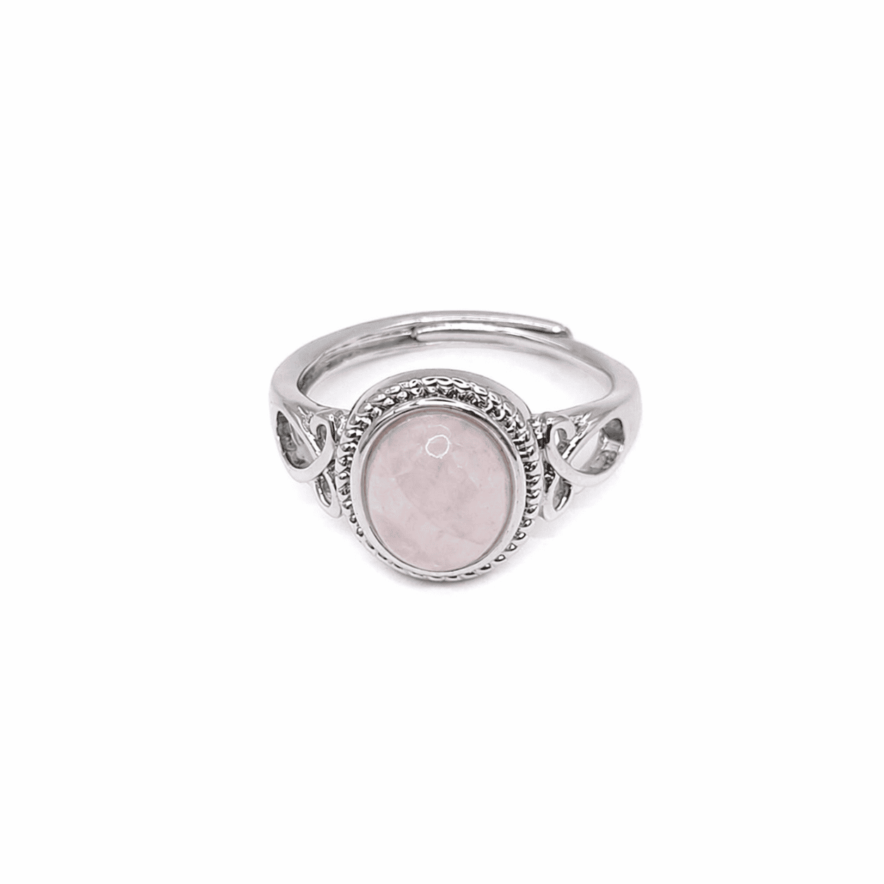 BAGUE ROXANE QUARTZ ROSE