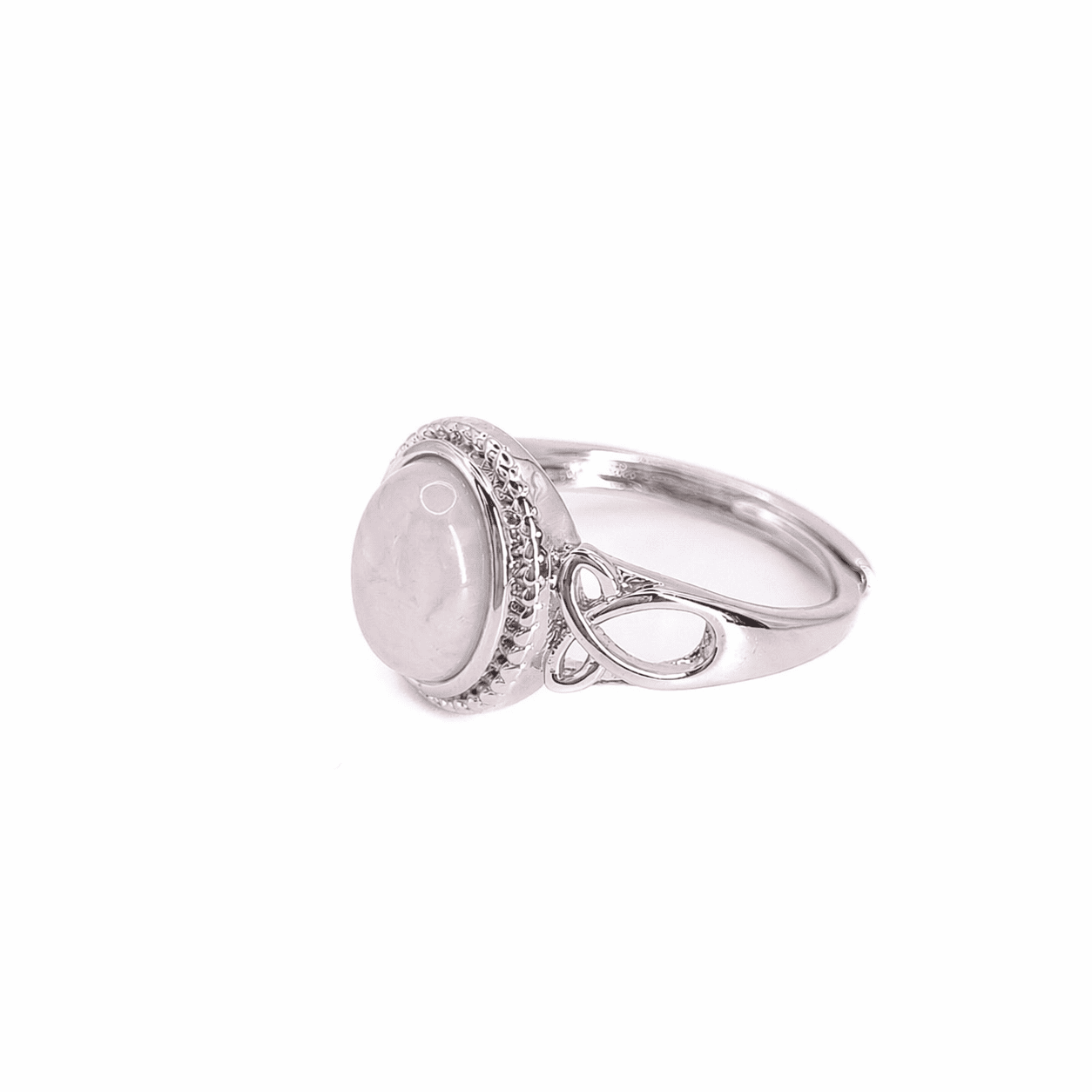 BAGUE ROXANE QUARTZ ROSE