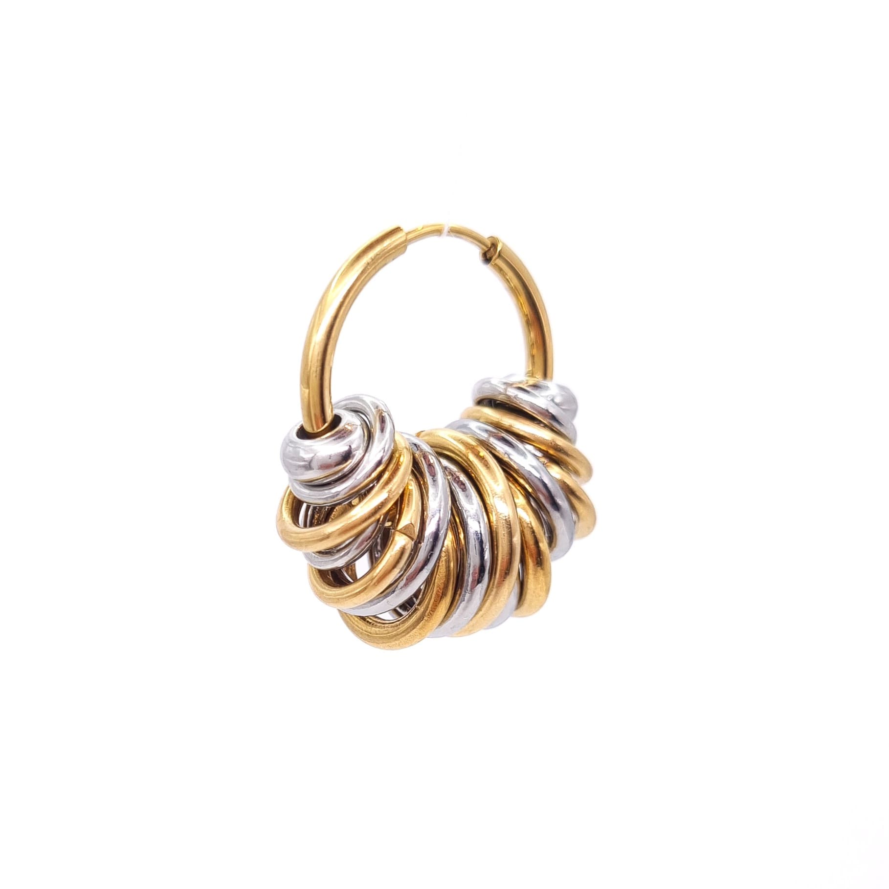BOUCLE ORIANE GOLD & SILVER