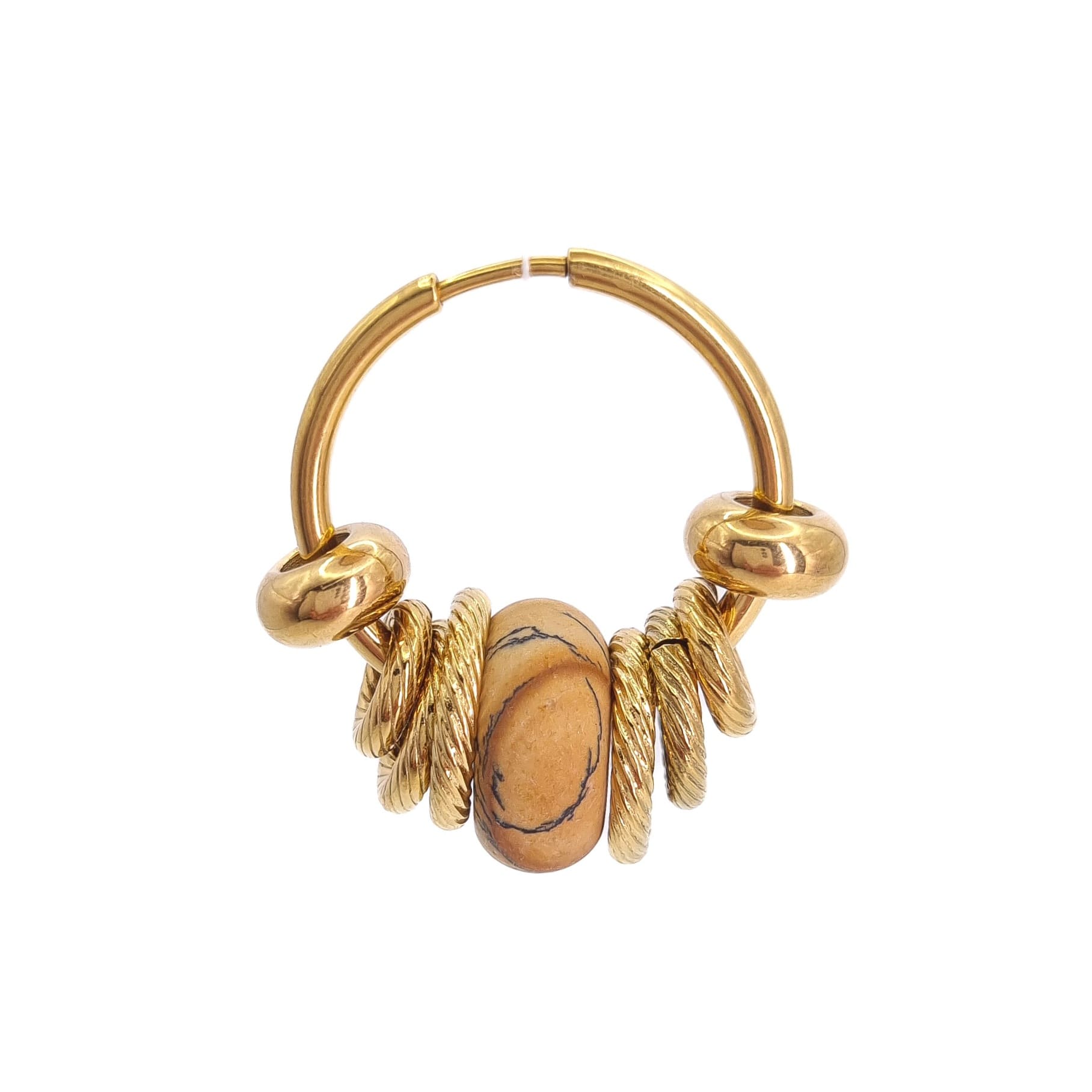 BOUCLE VICTORIA JASPE PAYSAGE GOLD