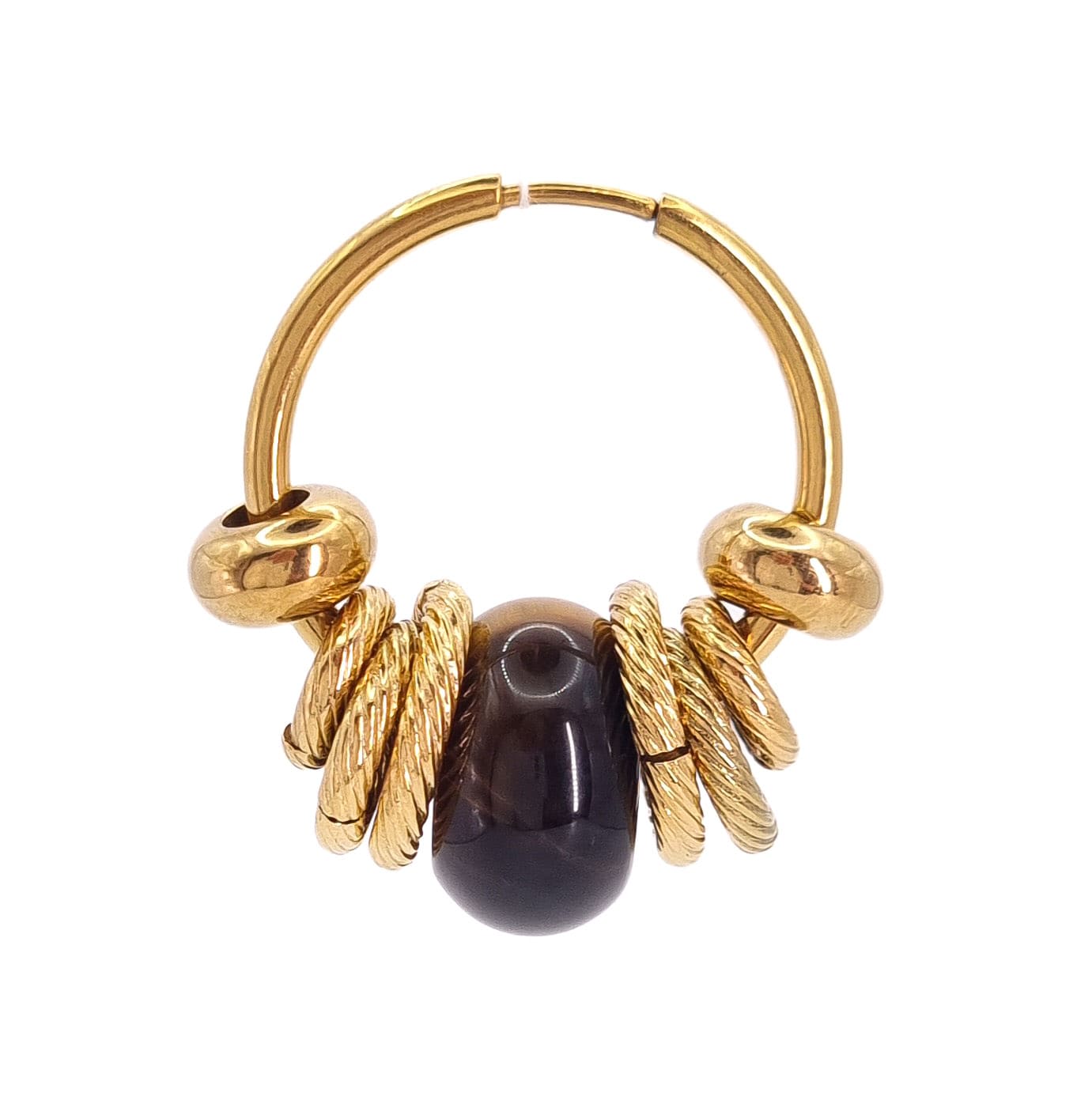 BOUCLE VICTORIA OEIL DE TIGRE GOLD