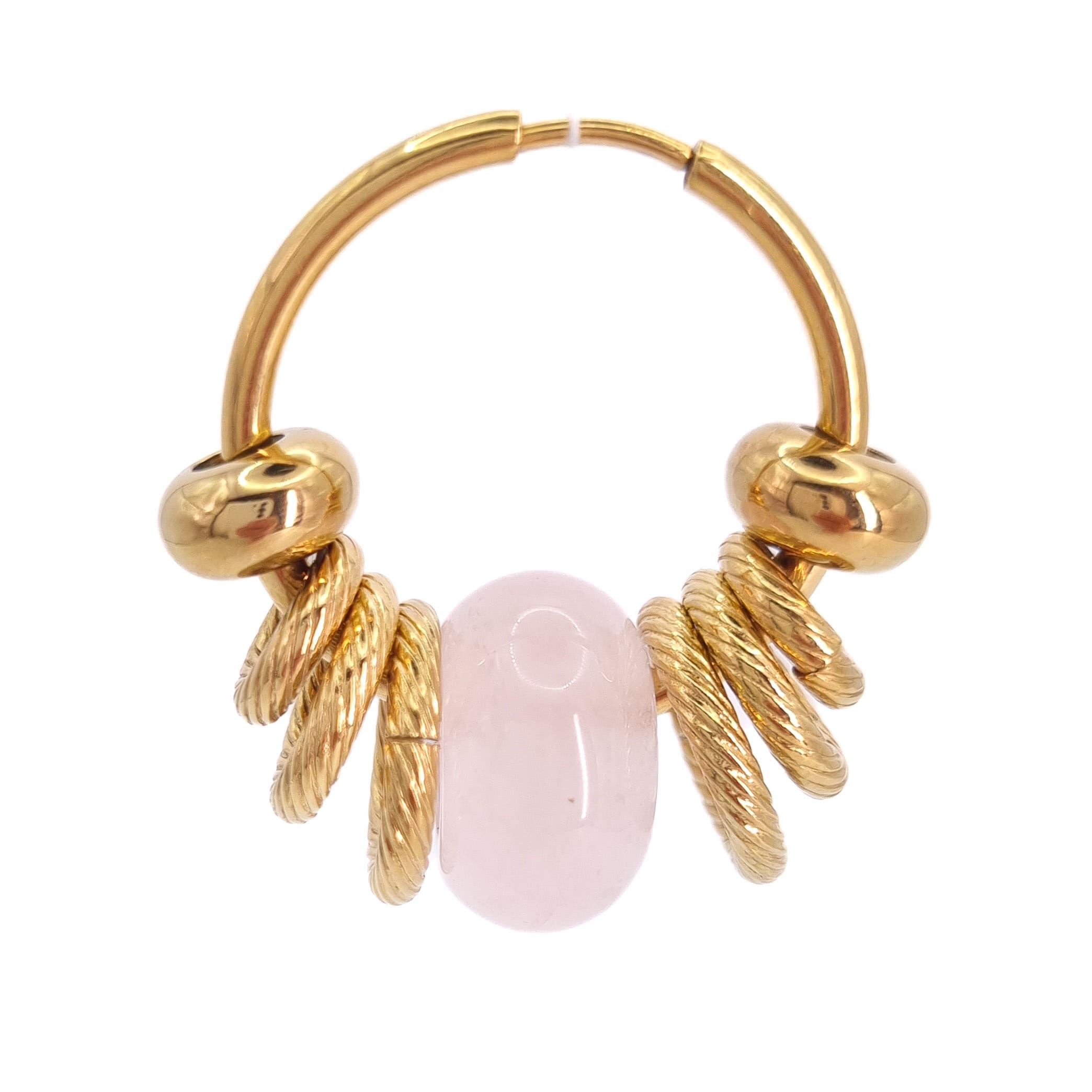 BOUCLE VICTORIA QUARTZ ROSE GOLD
