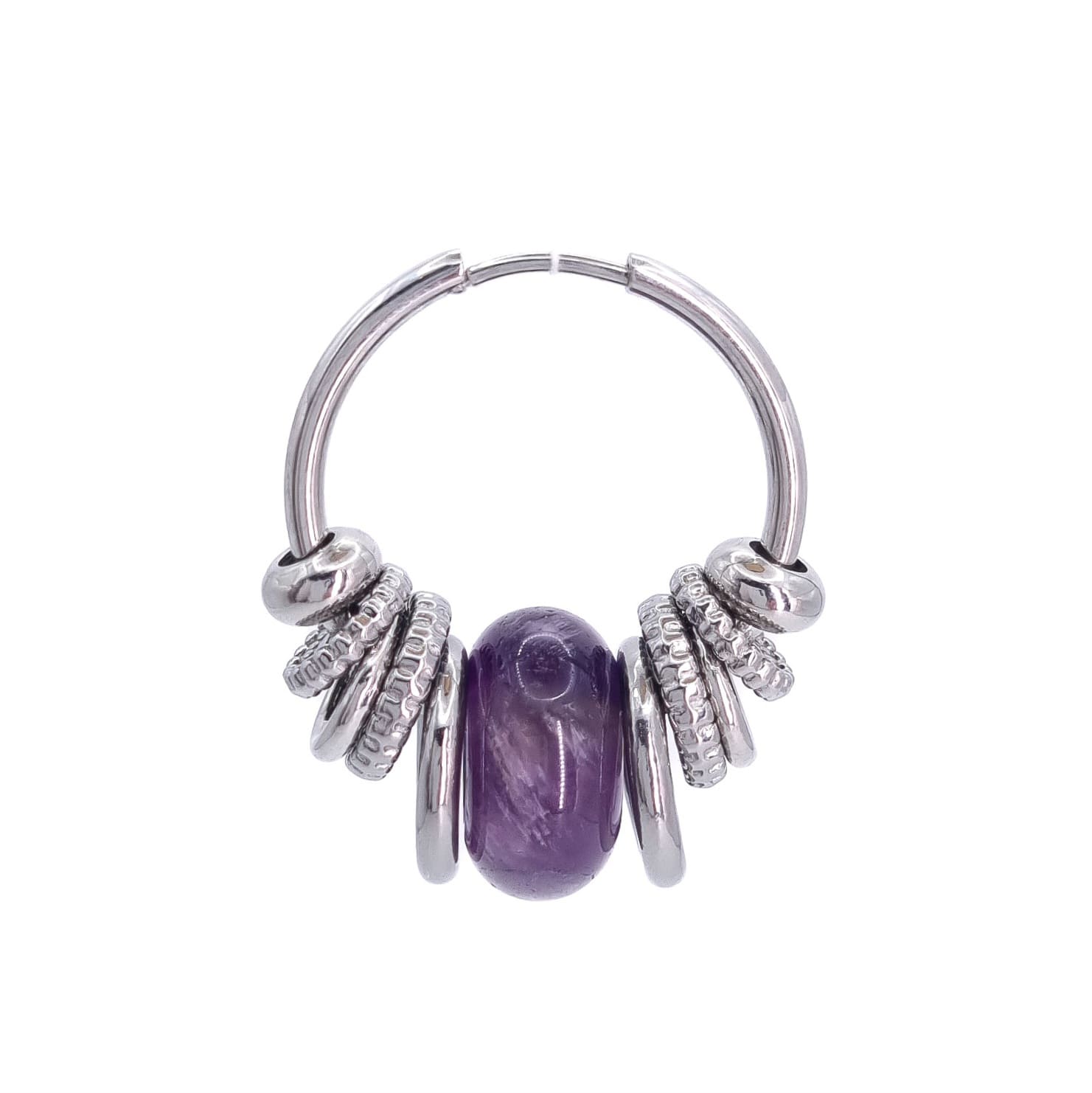 BOUCLE VICTORIA AMETHYSTE SILVER