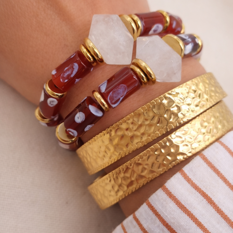 BRACELET AUREA CORNALINE