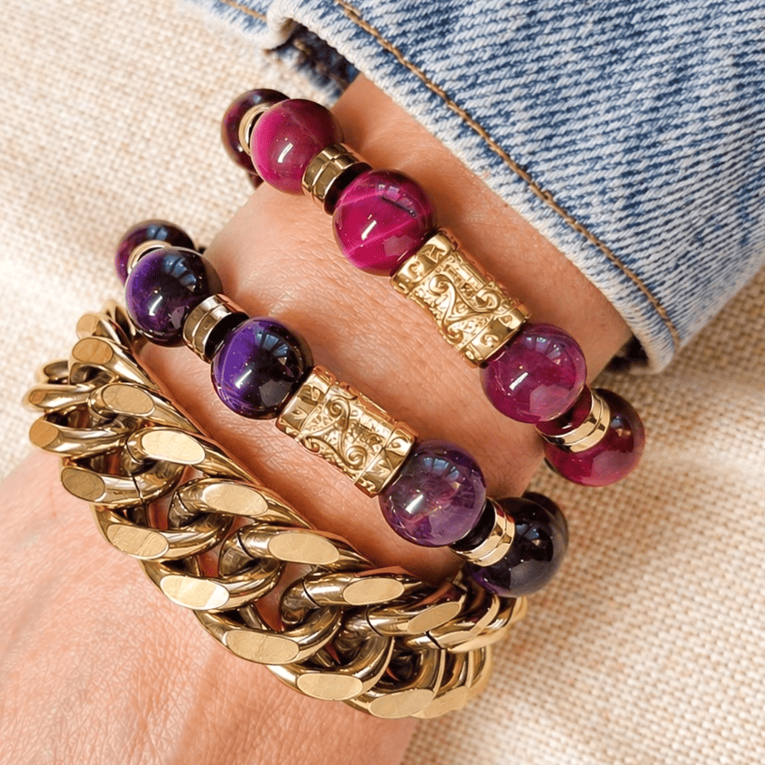 BRACELET KAMILIA PLUM