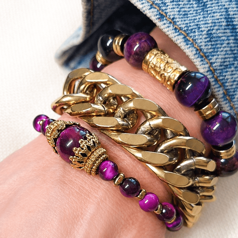 BRACELET LENA PLUM