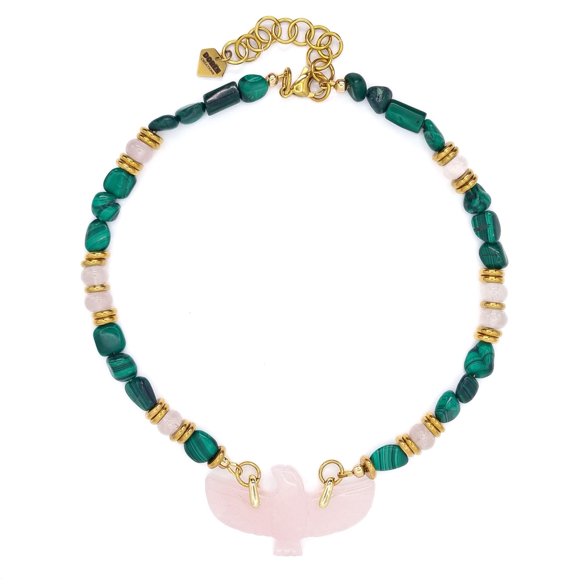COLLIER CHARLOTTE MALACHITE
