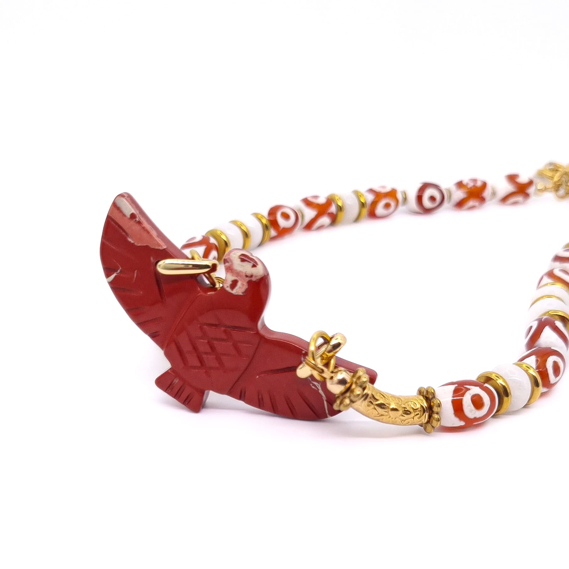 COLLIER LIA AGATE CORNALINE