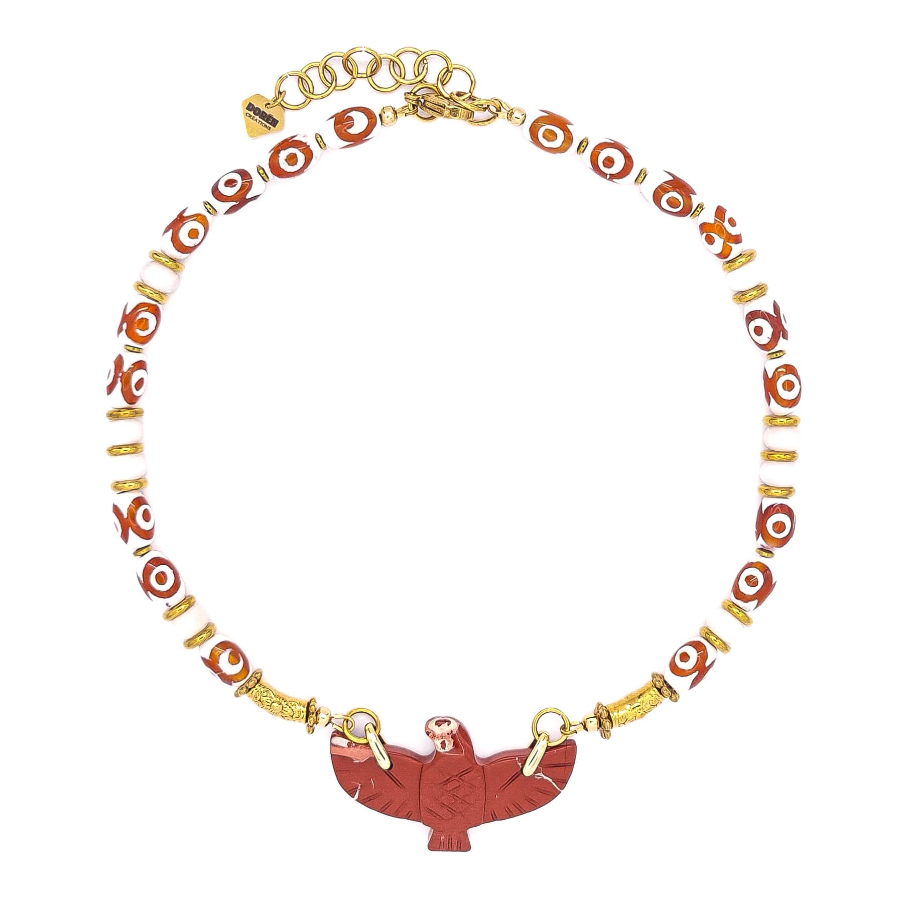 COLLIER LIA AGATE CORNALINE