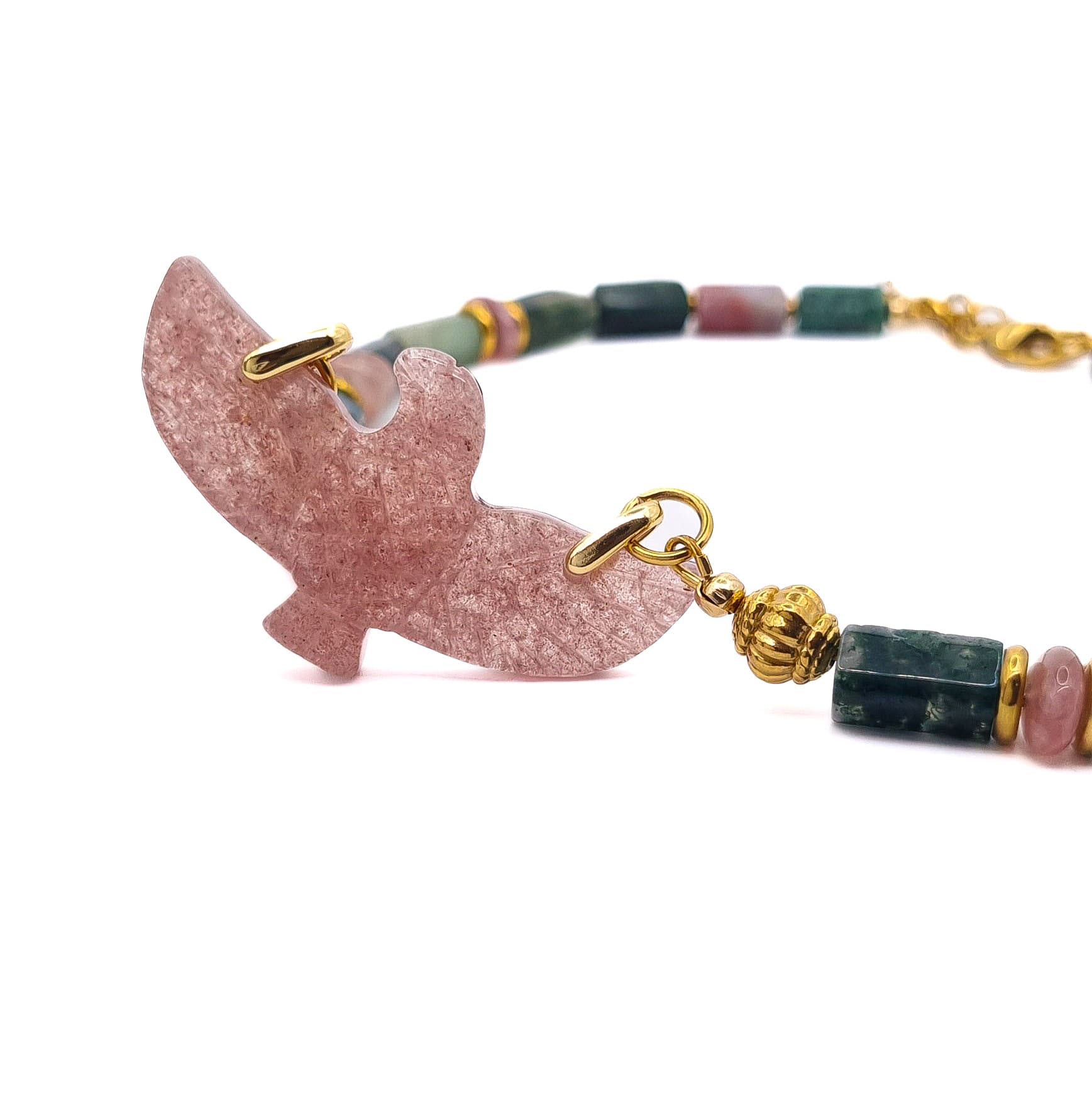COLLIER LIA AGATE MOUSSE