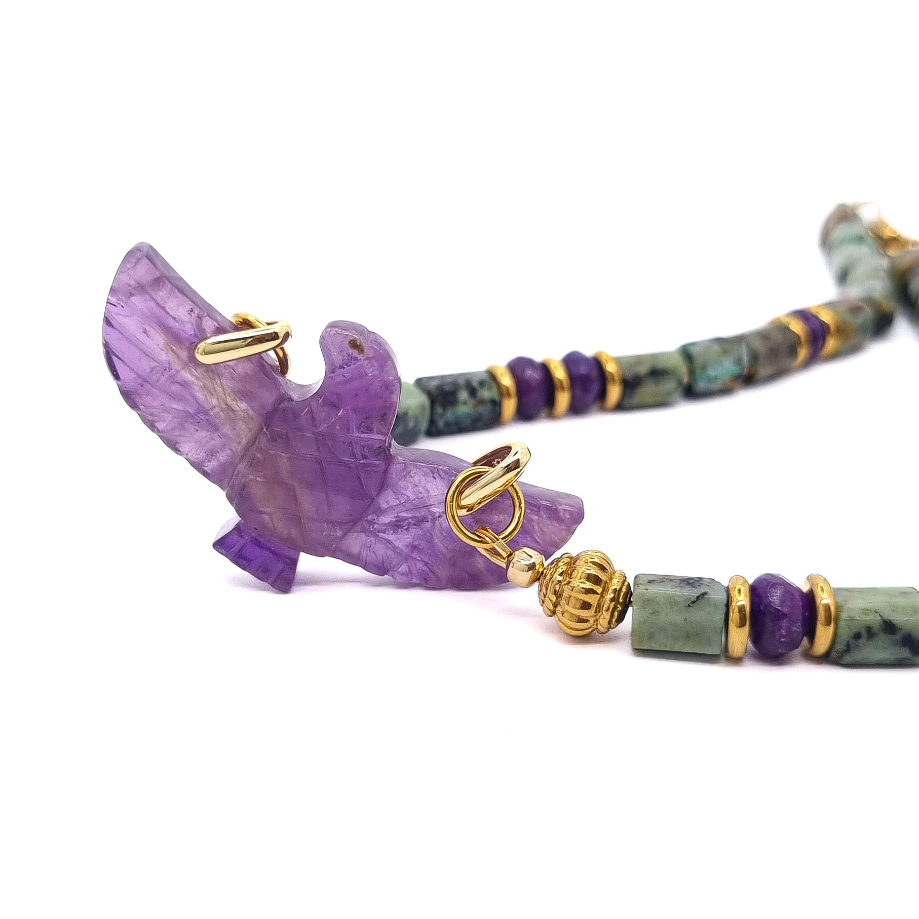 COLLIER LIA TURQUOISE D'AFRIQUE