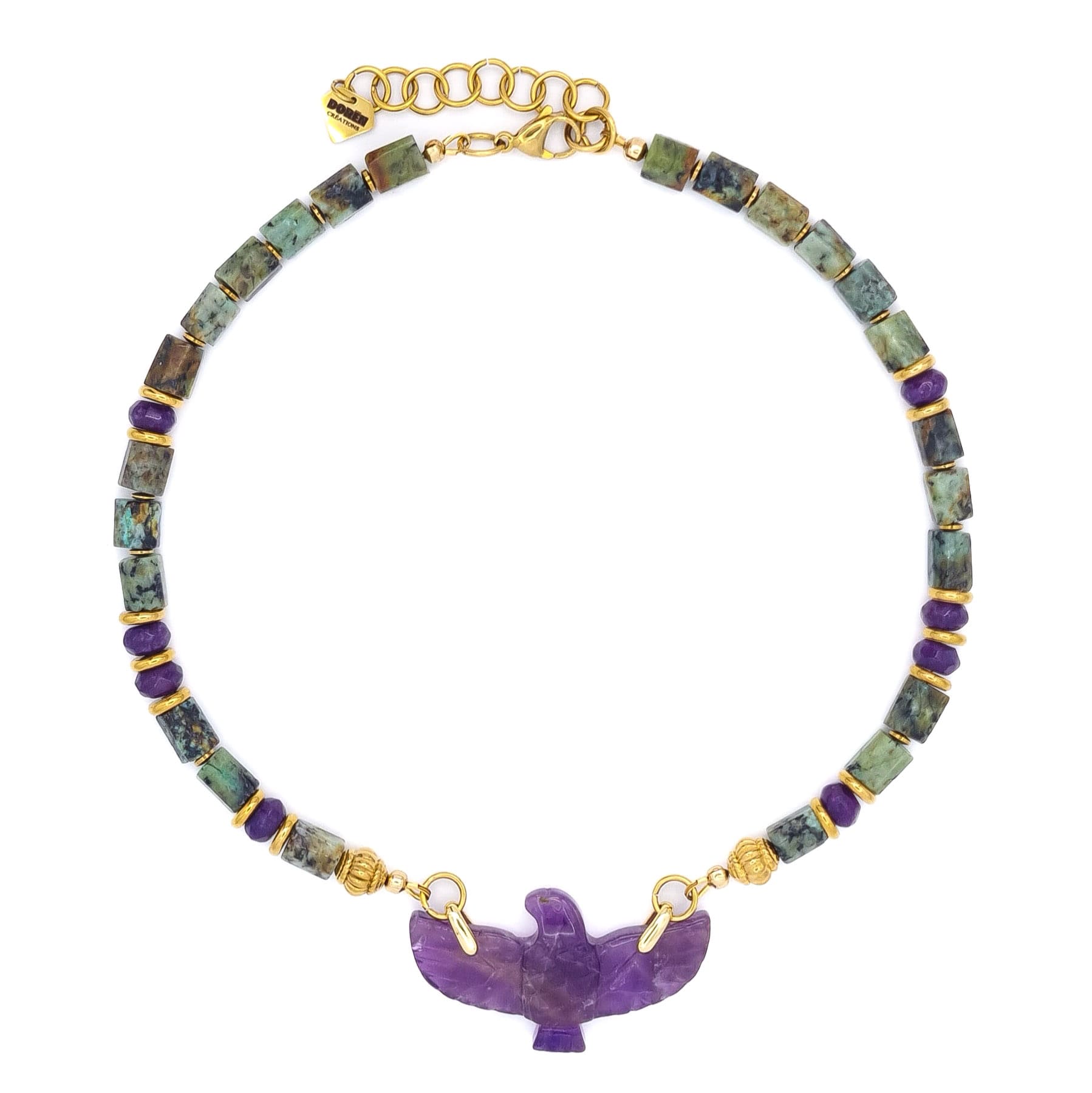 COLLIER LIA TURQUOISE D'AFRIQUE