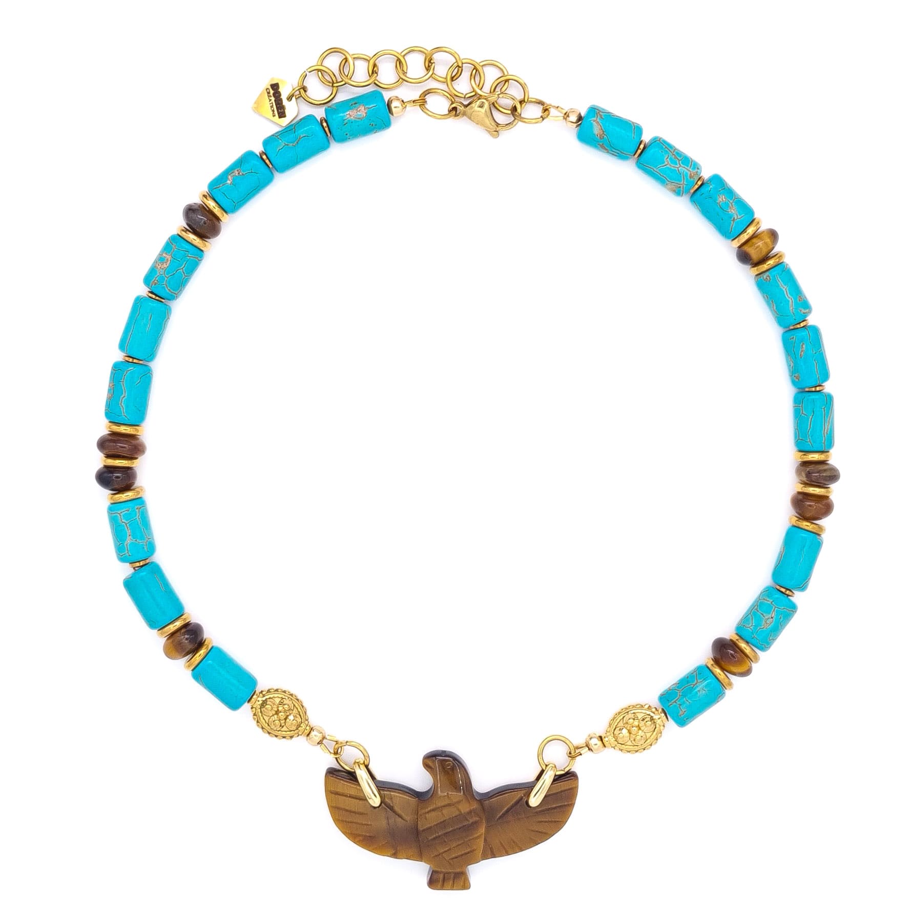 COLLIER LIANNA OEIL DE TIGRE