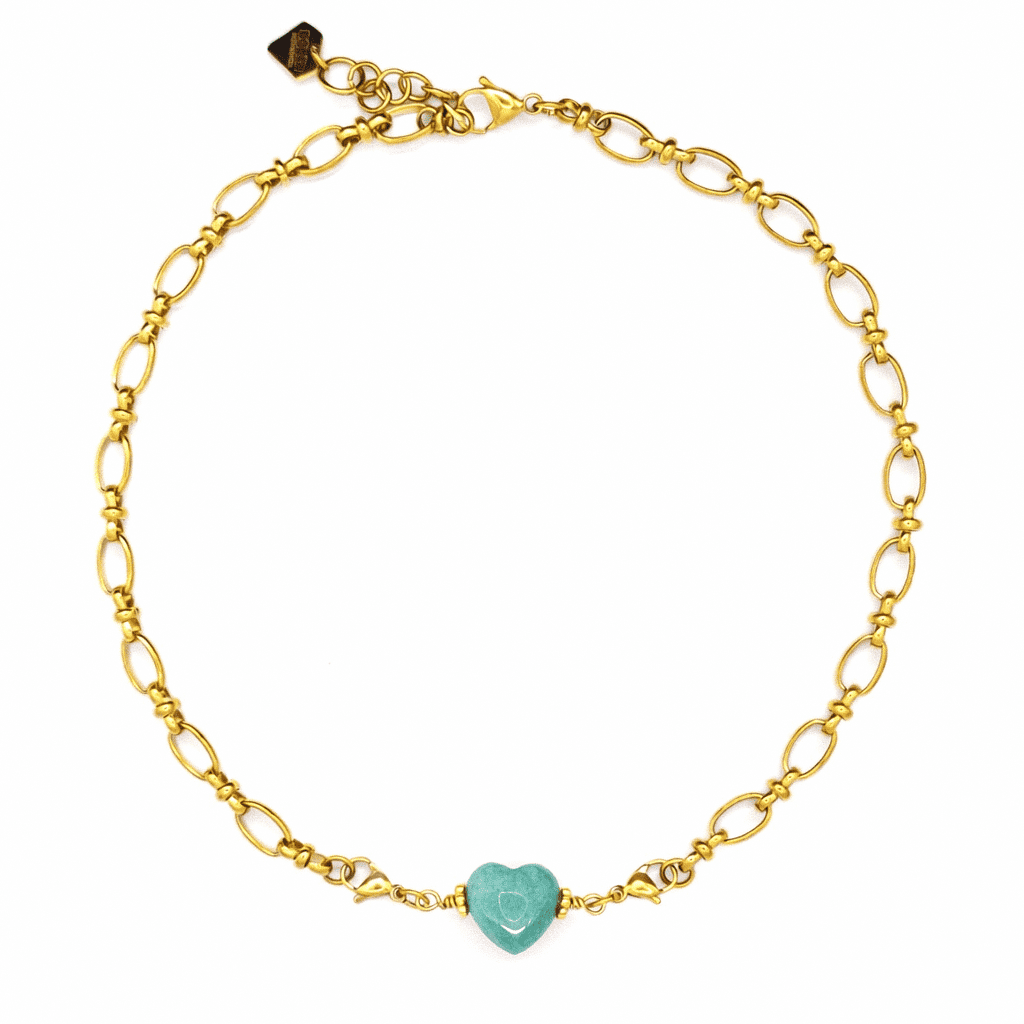 COLLIER LOVE GOLD – COEUR INTERCHANGEABLE