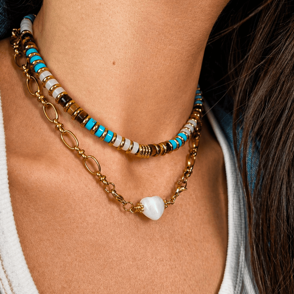 COLLIER LOVE GOLD – COEUR INTERCHANGEABLE