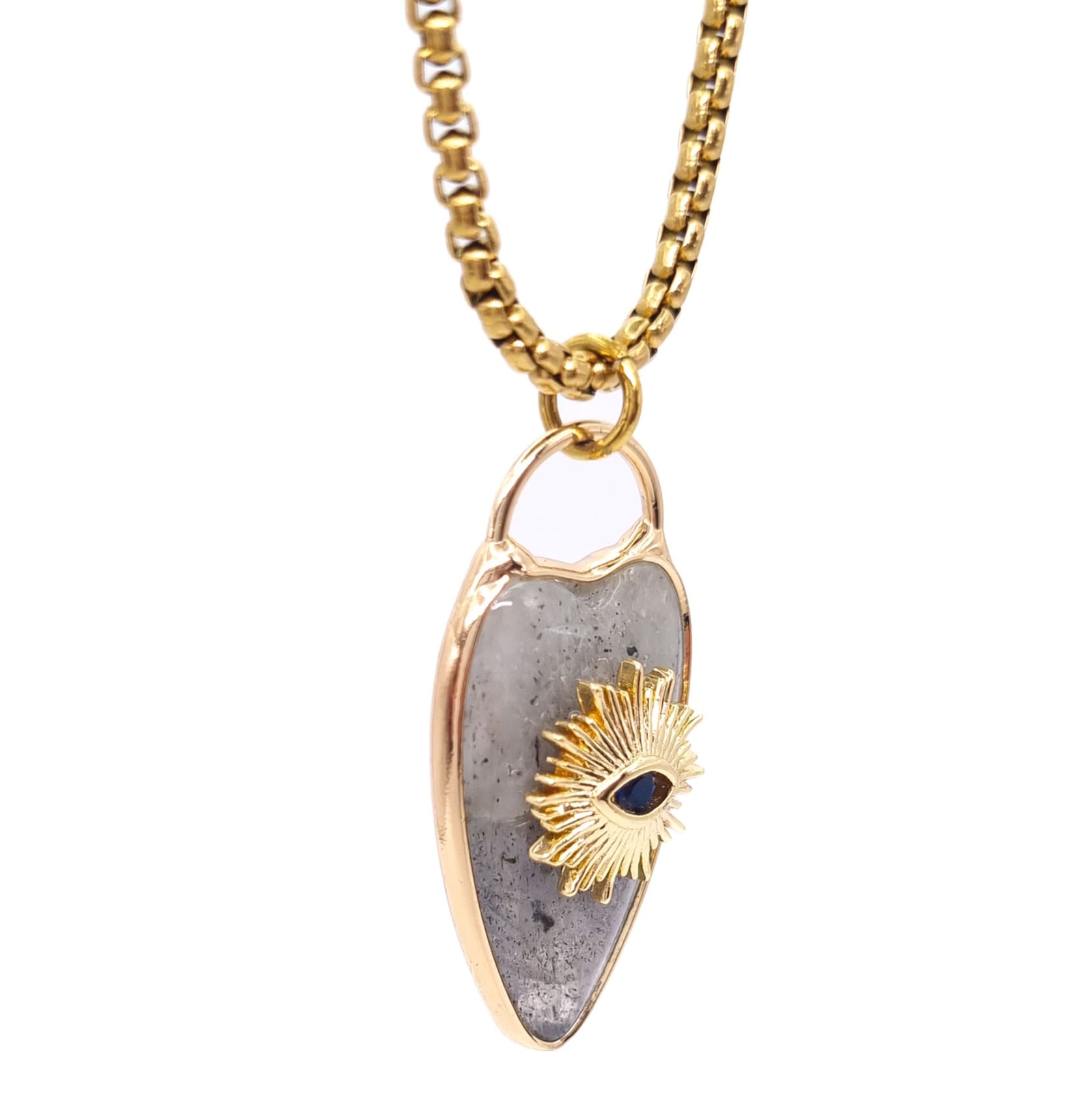 COLLIER MELINA LABRADORITE