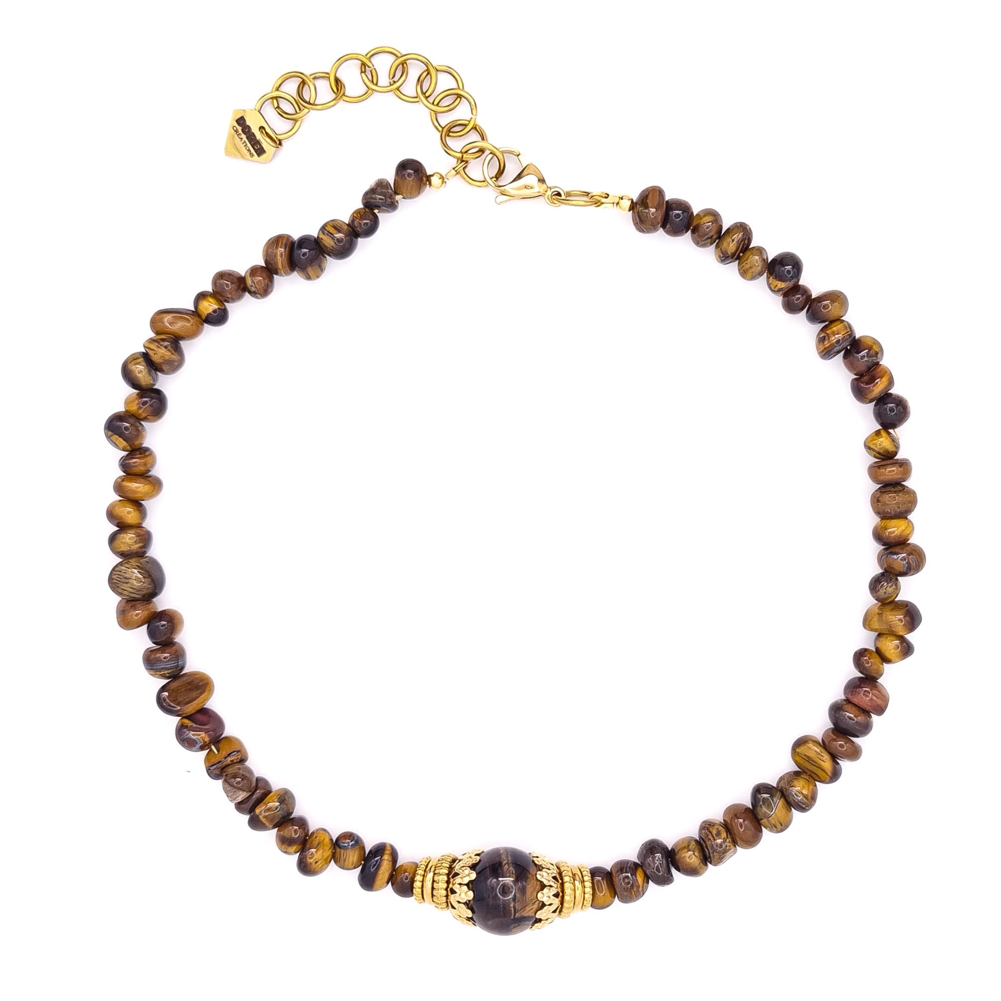 COLLIER NOLA OEIL DE TIGRE