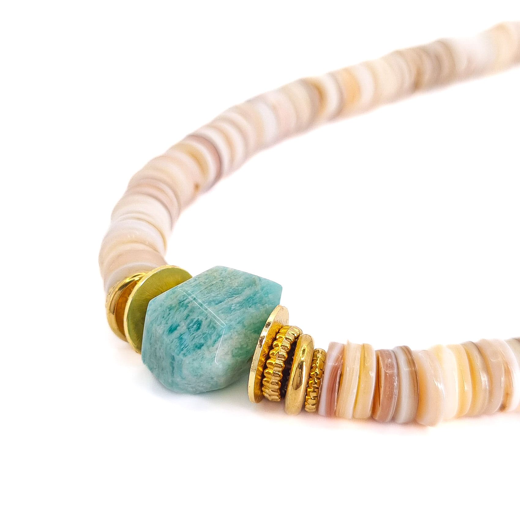 COLLIER NOLIA AMAZONITE