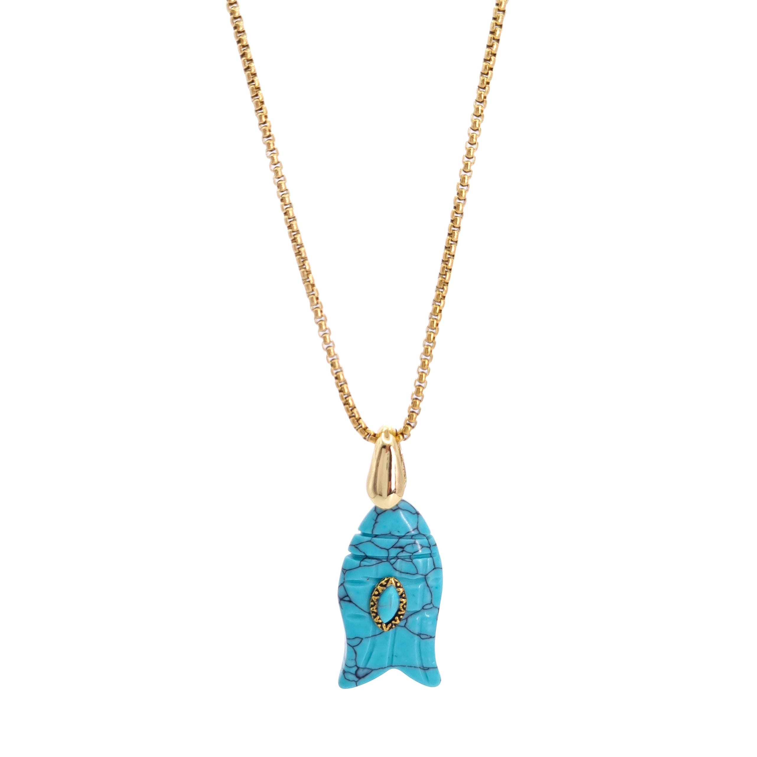 COLLIER HALLE TURQUOISE