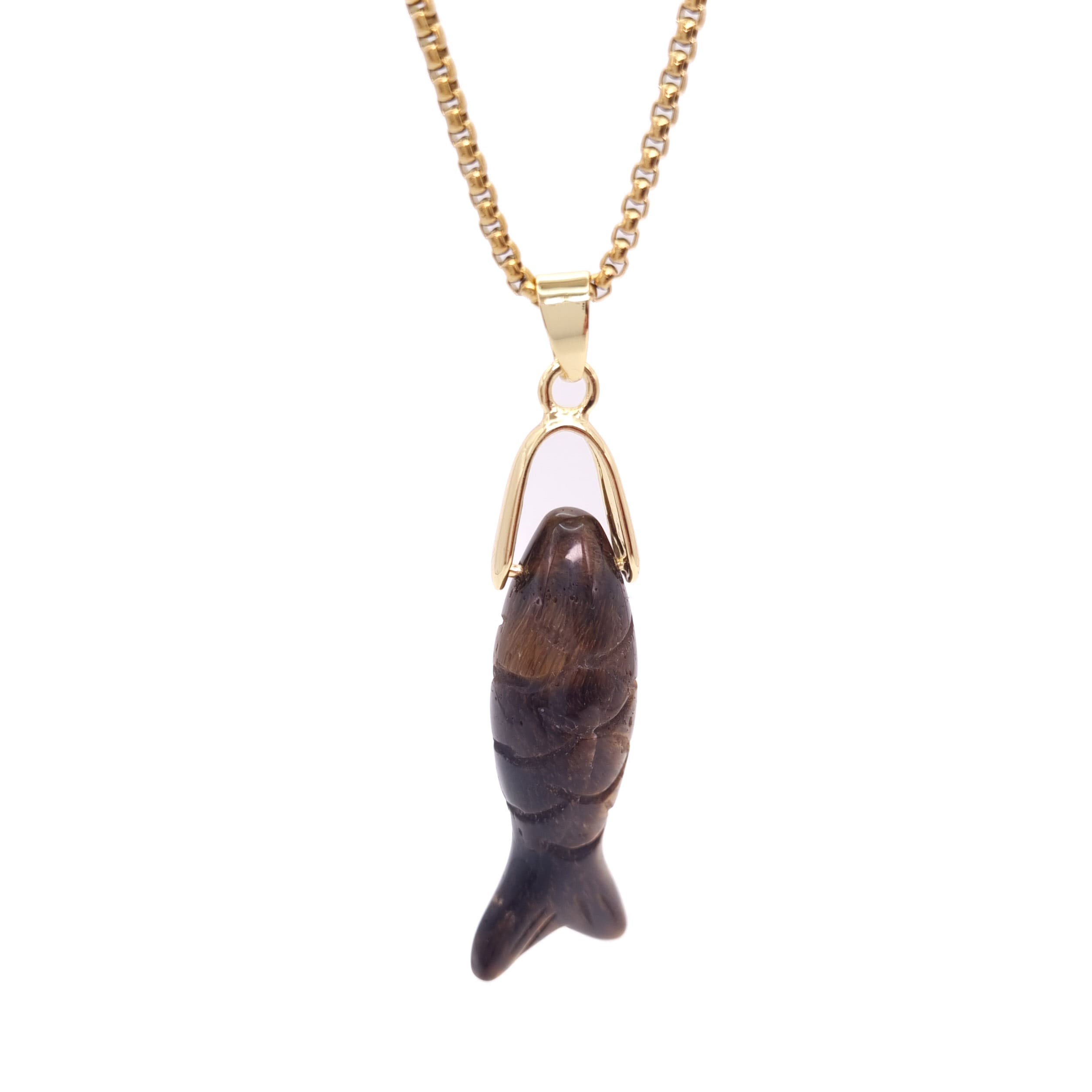 COLLIER ORIA OEIL DE TIGRE