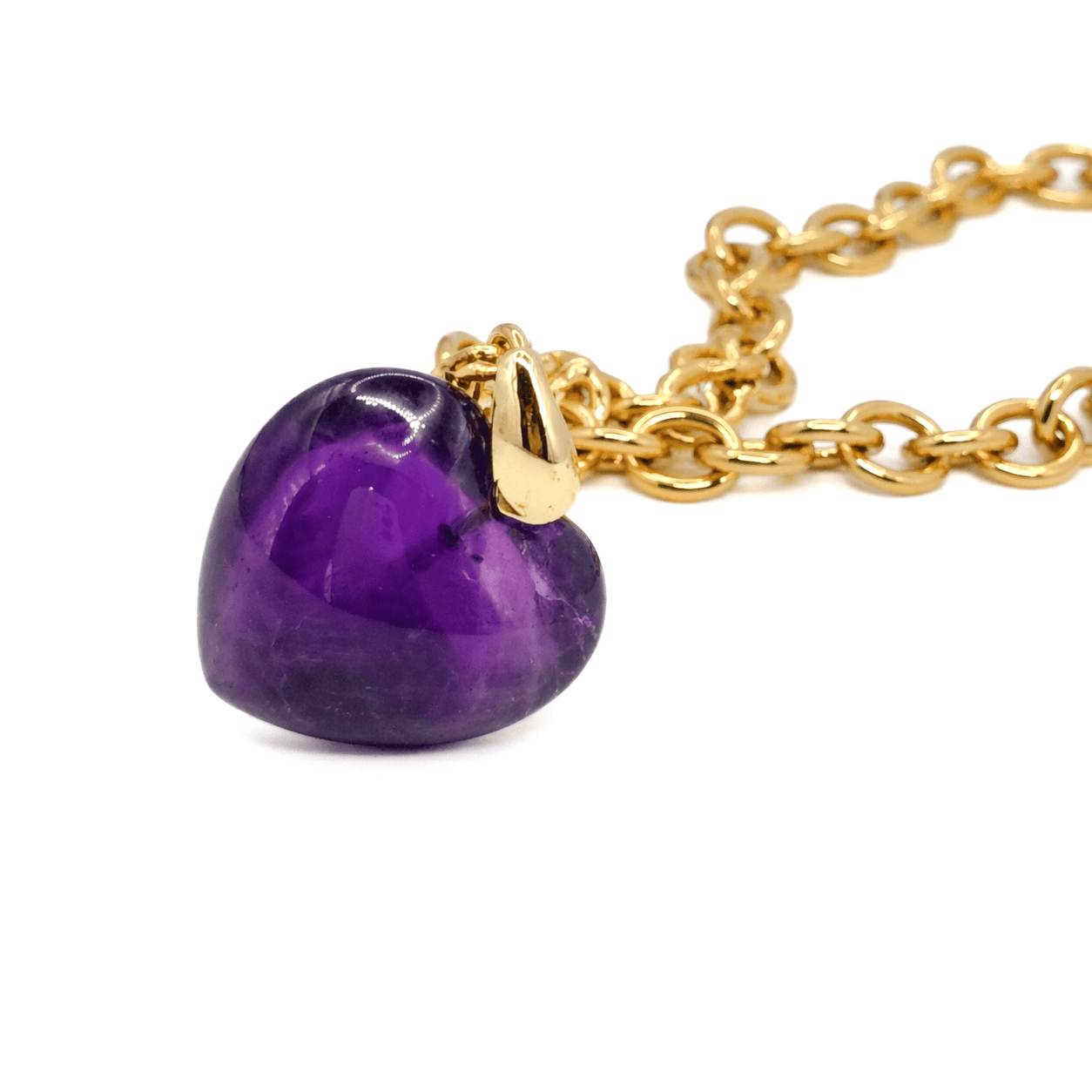 COLLIER PASSION AMETHYSTE GOLD