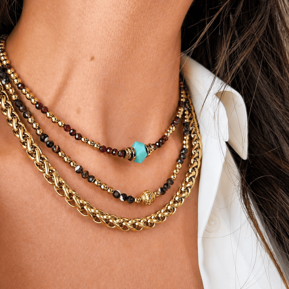 COLLIER SIBYLLE GRENAT