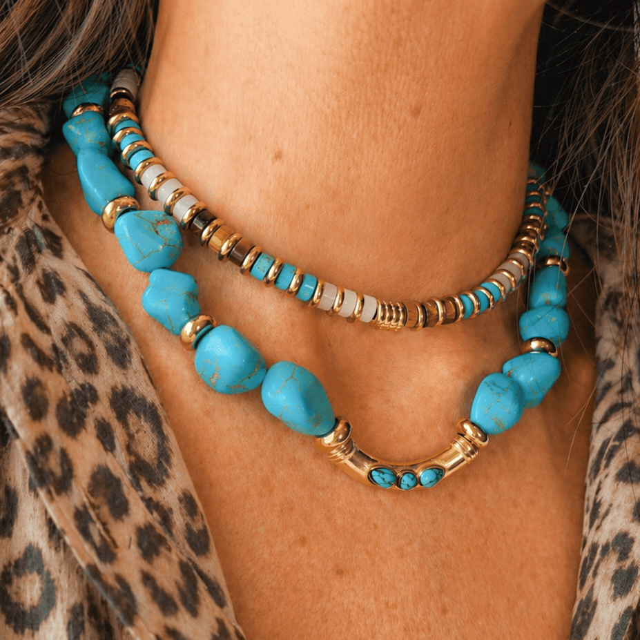COLLIER YUNA TURQUOISE