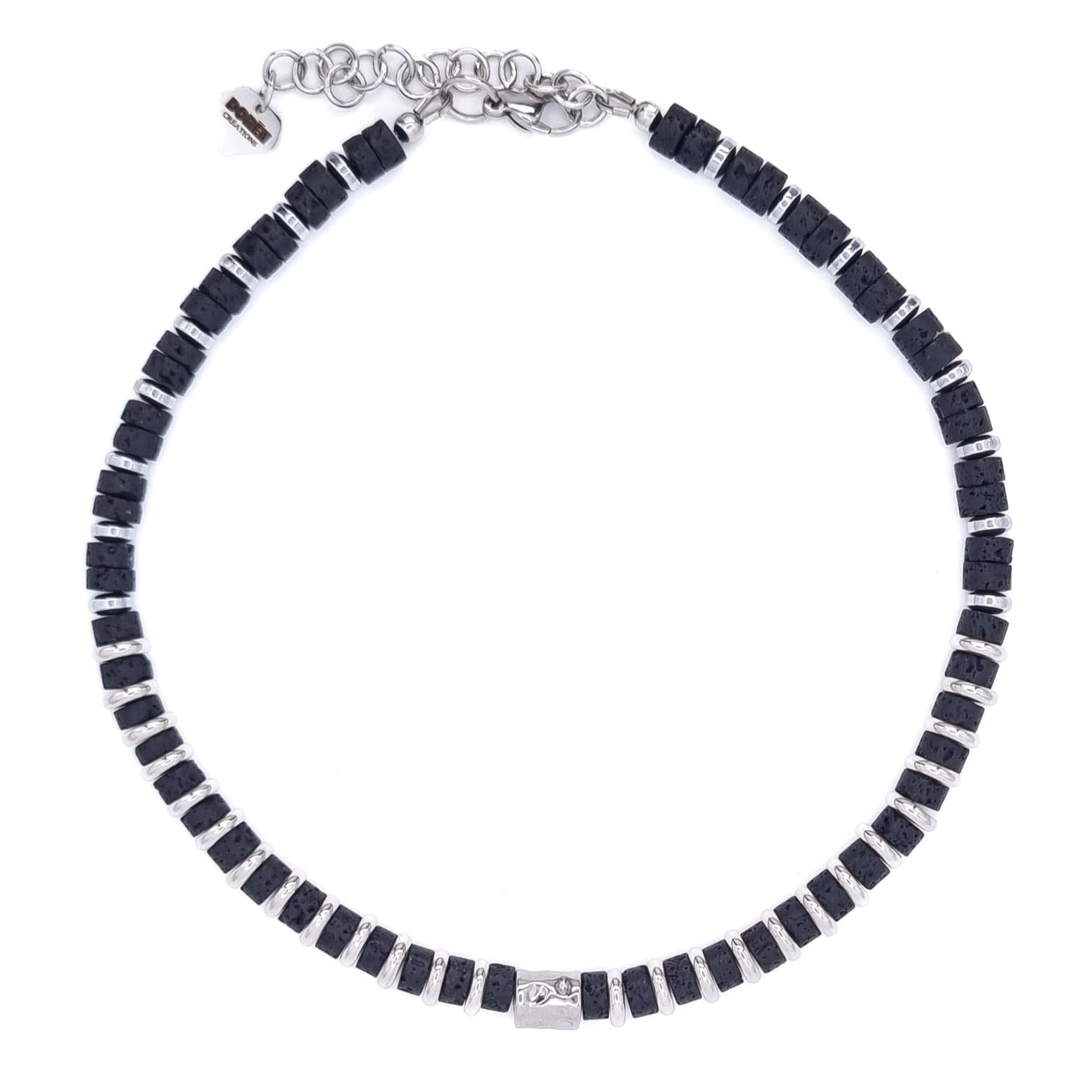 COLLIER ZOE VOLCANIQUE SILVER