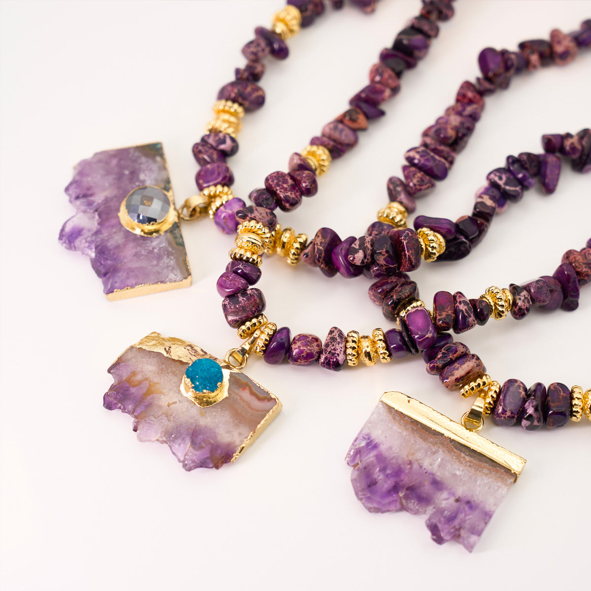 COLLIER AMELIA AMETHYSTE