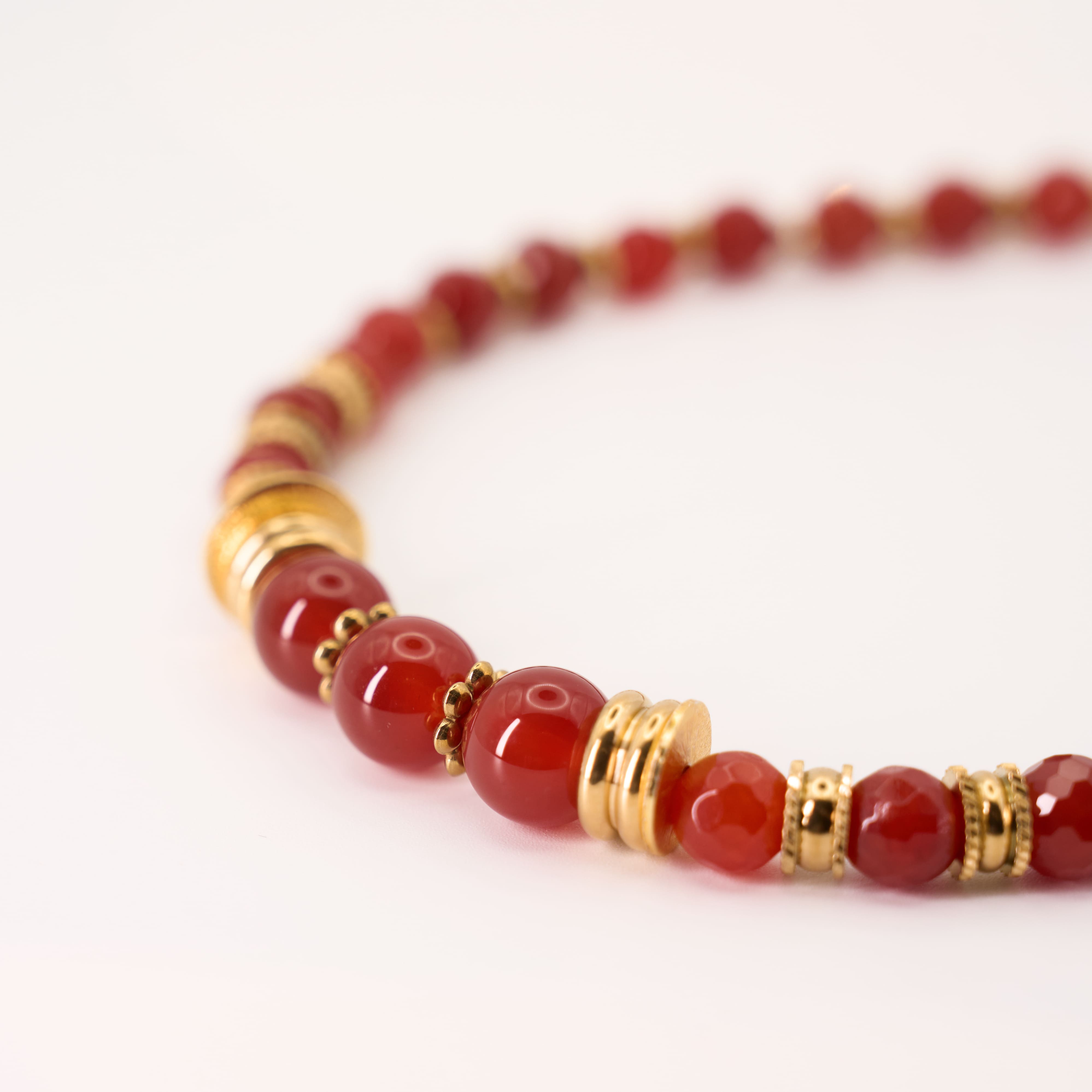 COLLIER CLEA CORNALINE