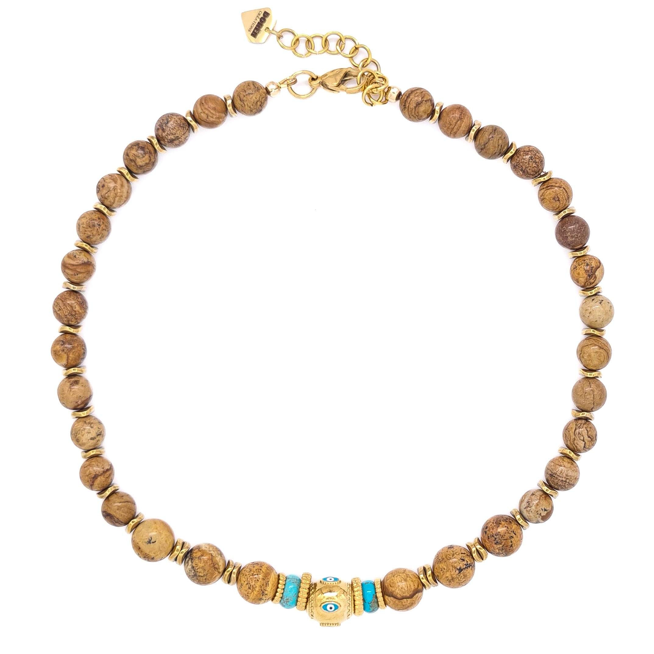 COLLIER TALI EYE JASPE PAYSAGE