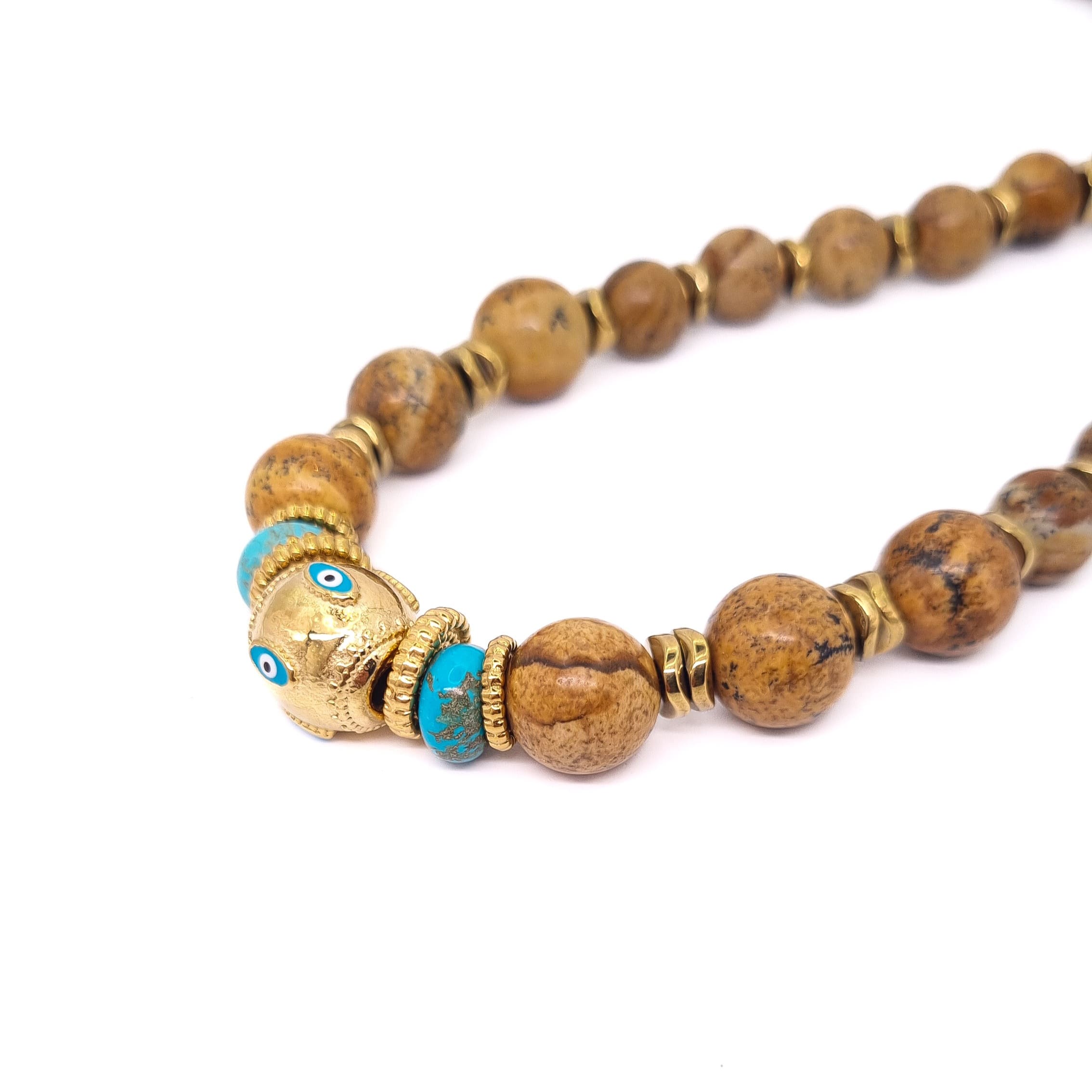 COLLIER TALI EYE JASPE PAYSAGE