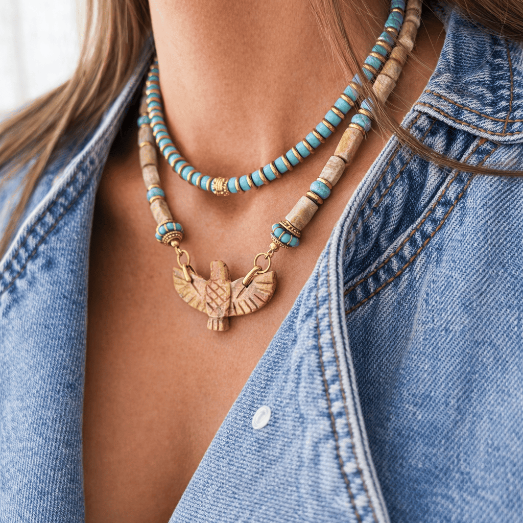 COLLIER ZOE TURQUOISE