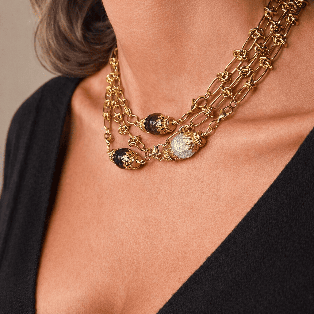 COLLIER PERLA GOLD – PERLE INTERCHANGEABLE